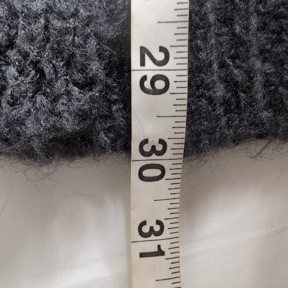 Berretti Women's Gray Knitted Sweater/Cardigan with Side Pockets, Small - Picture 6 of 6